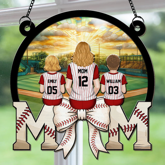 Best Mom Dream Team - Personalized Custom Suncatcher