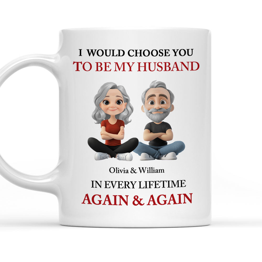 I Choose You - Personalized Custom Coffee Mug