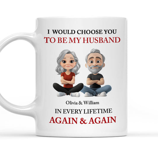 I Choose You - Personalized Custom Coffee Mug