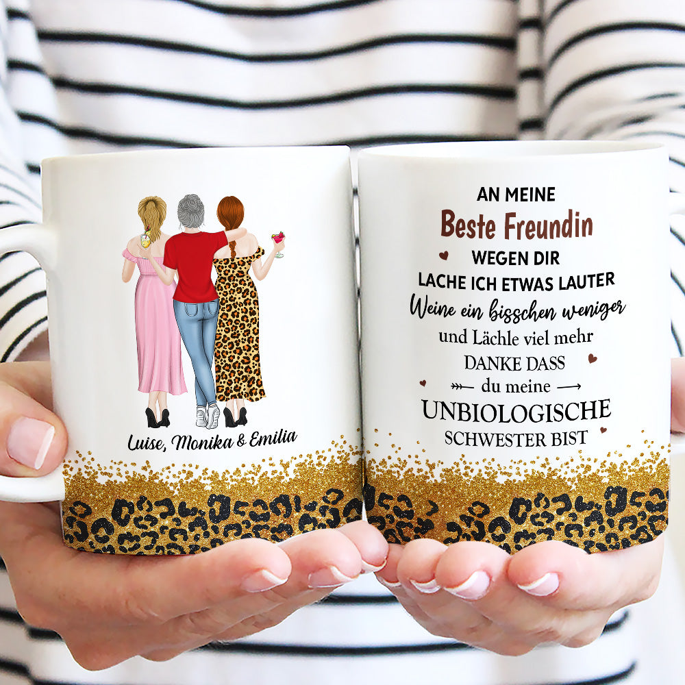 Wegen Dir Lache Ich Ein Bisschen Lauter â€?Personalisierte Kaffeetasse