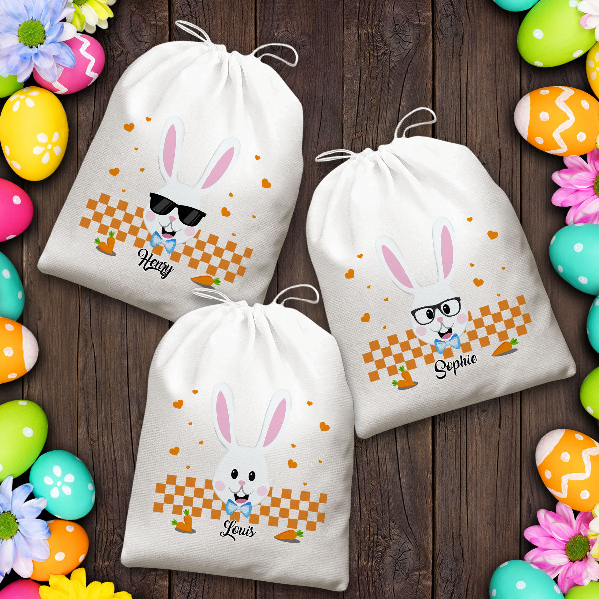 Show Me The Bunny - Personalized Custom Favor Bag