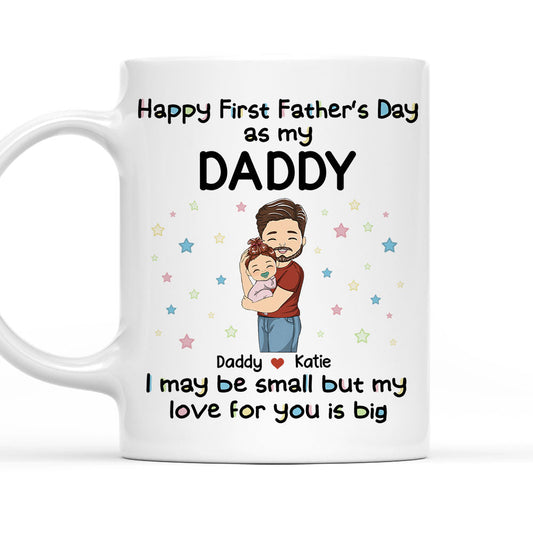 Daddy And Kid - Personalized Custom Coffee Mug