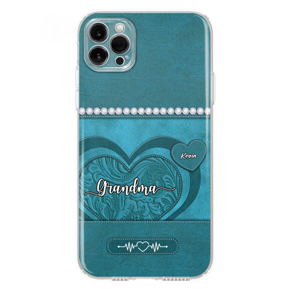 Floral Heart - Personalized Custom Phone Case