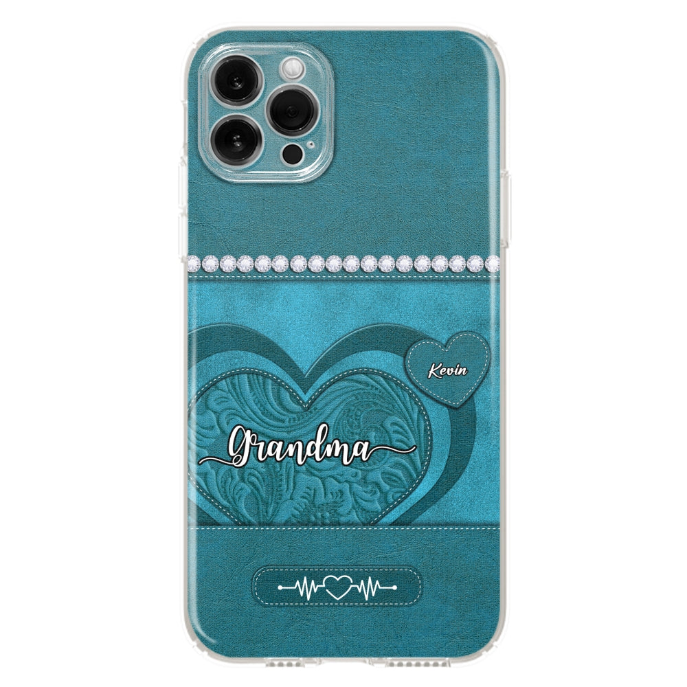 Floral Heart - Personalized Custom Phone Case