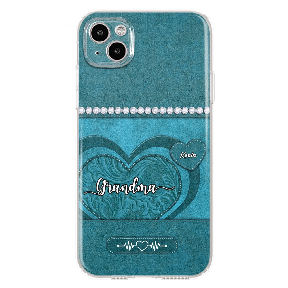 Floral Heart - Personalized Custom Phone Case