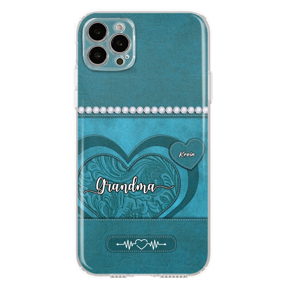 Floral Heart - Personalized Custom Phone Case