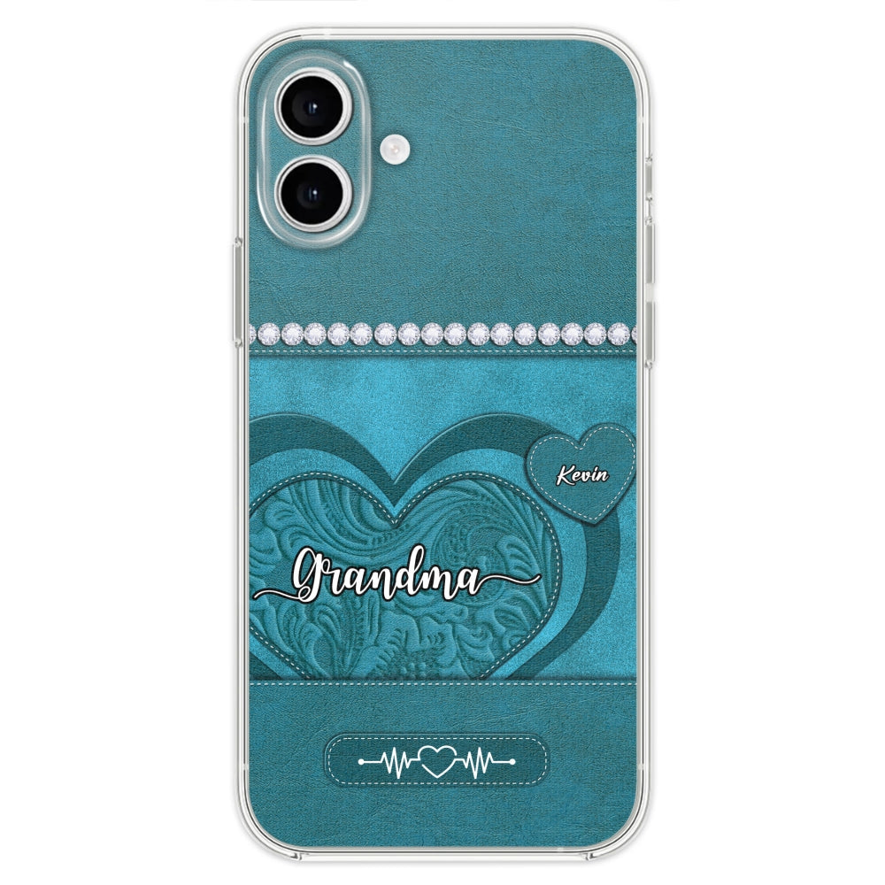Floral Heart - Personalized Custom Phone Case