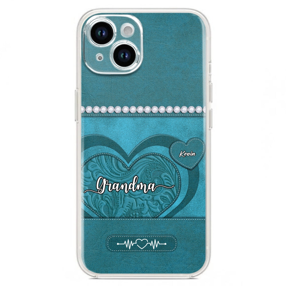 Floral Heart - Personalized Custom Phone Case