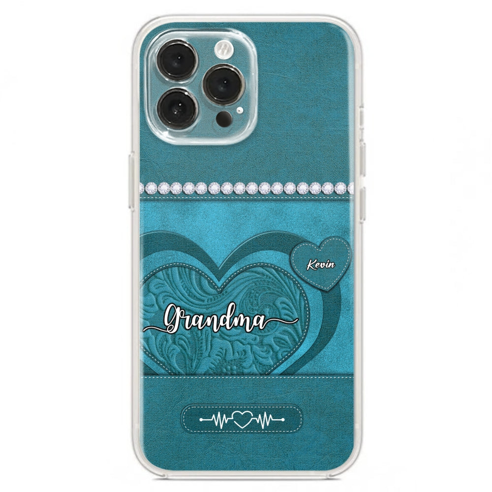 Floral Heart - Personalized Custom Phone Case