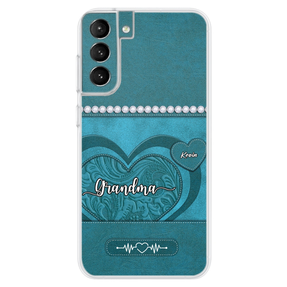 Floral Heart - Personalized Custom Phone Case