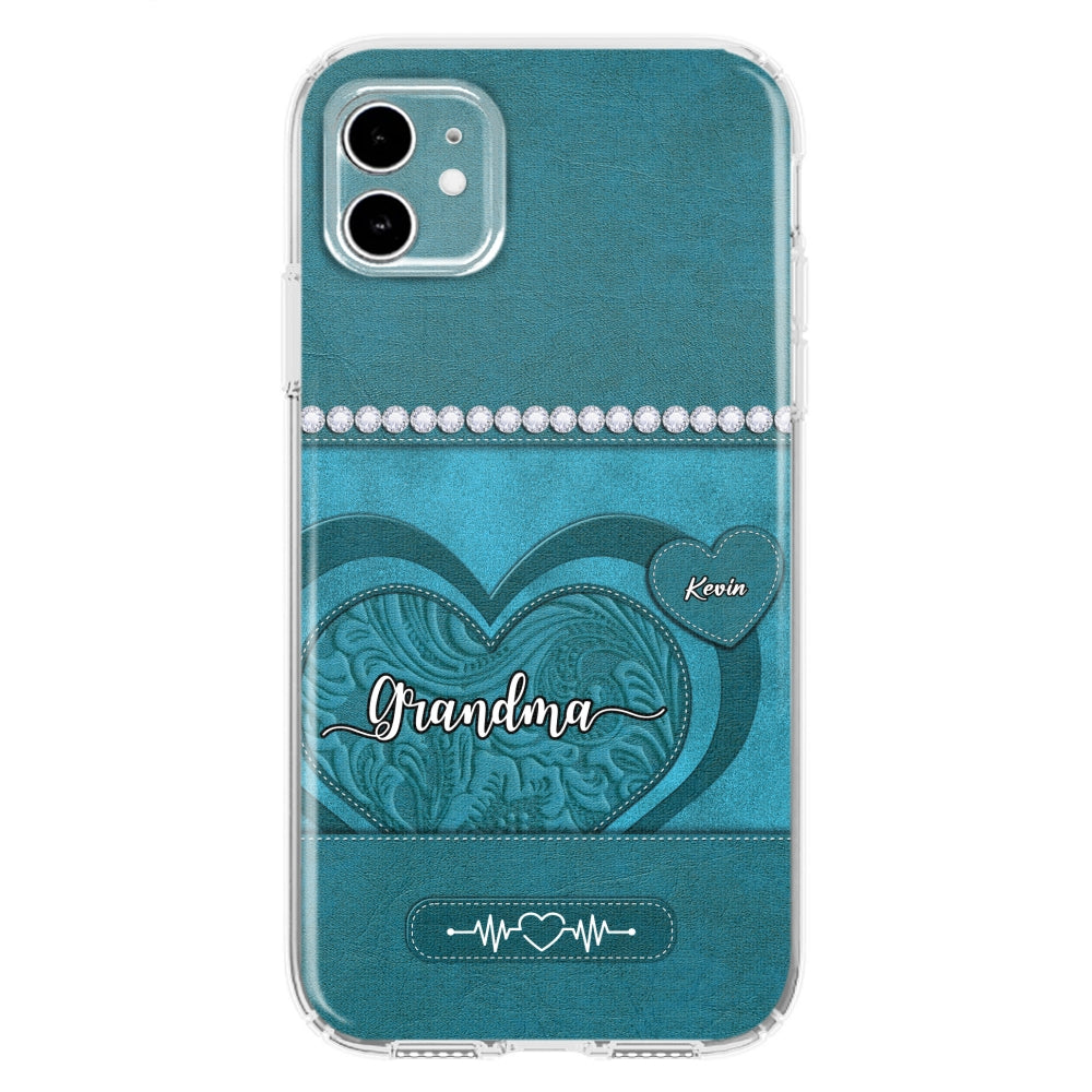 Floral Heart - Personalized Custom Phone Case