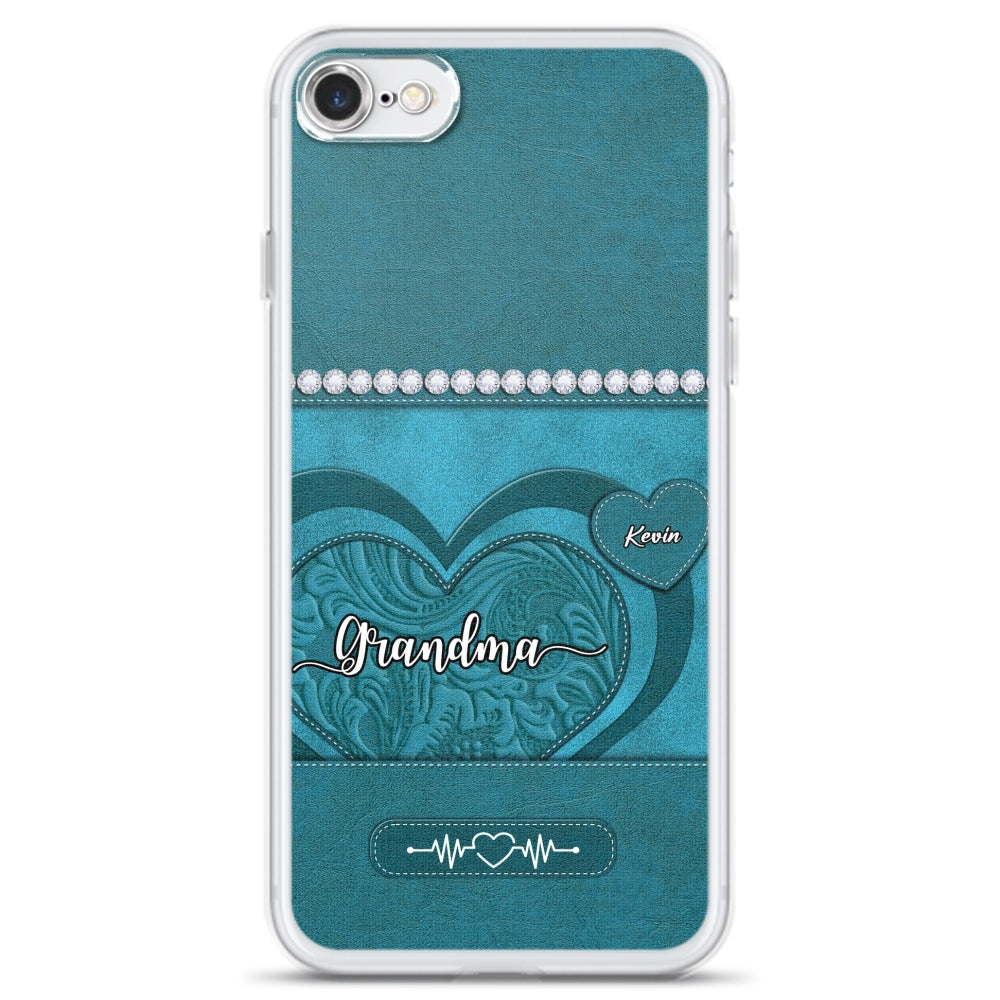 Floral Heart - Personalized Custom Phone Case