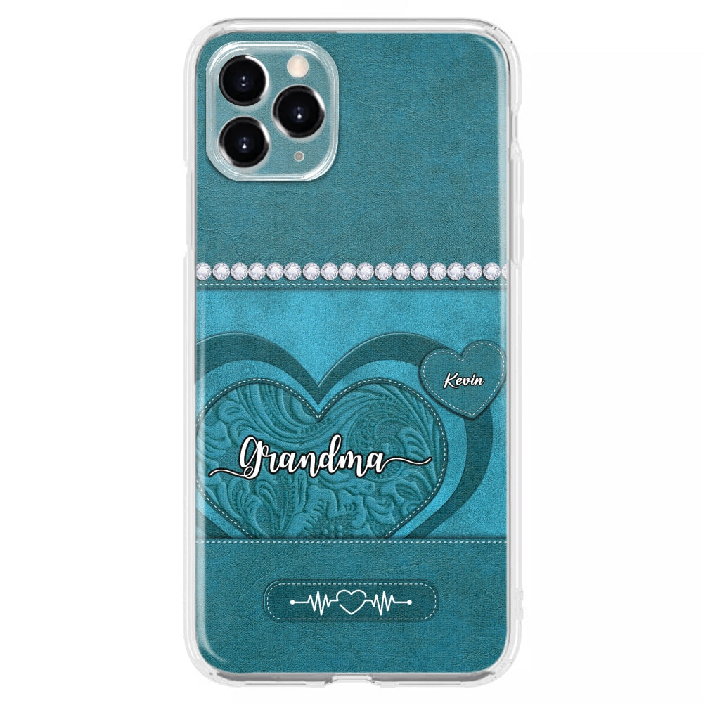 Floral Heart - Personalized Custom Phone Case