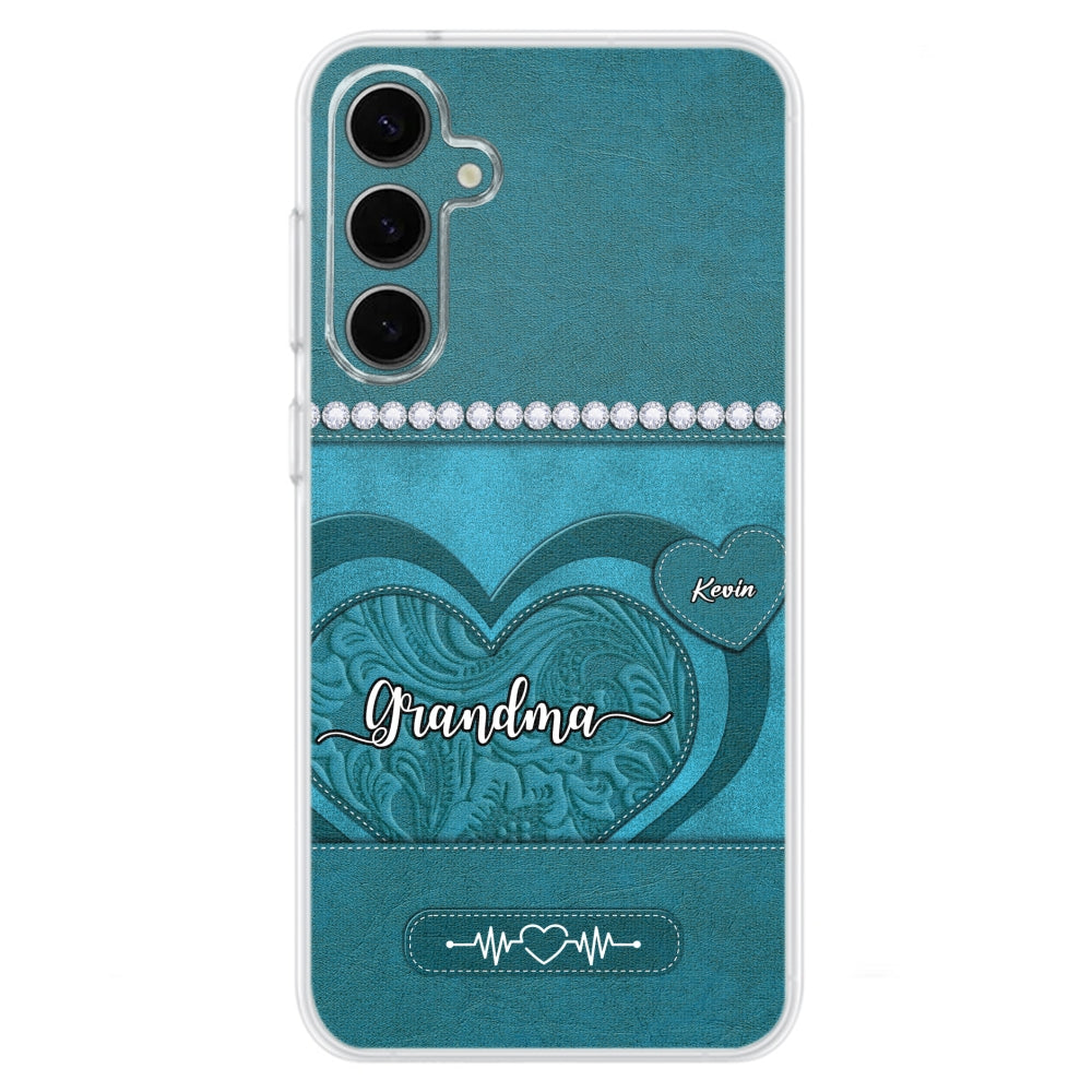 Floral Heart - Personalized Custom Phone Case