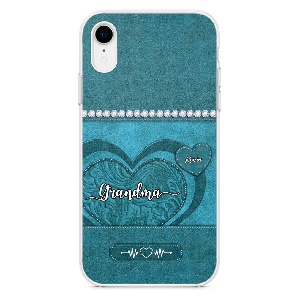 Floral Heart - Personalized Custom Phone Case