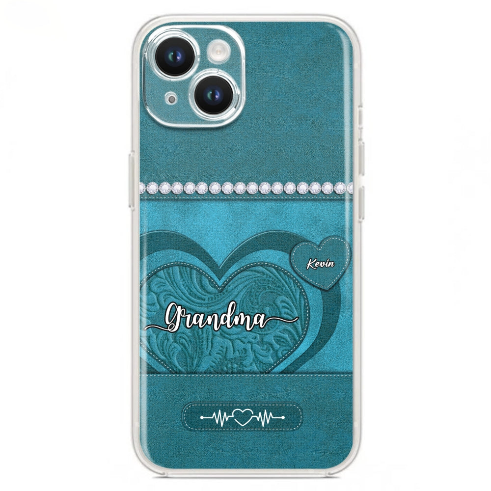 Floral Heart - Personalized Custom Phone Case