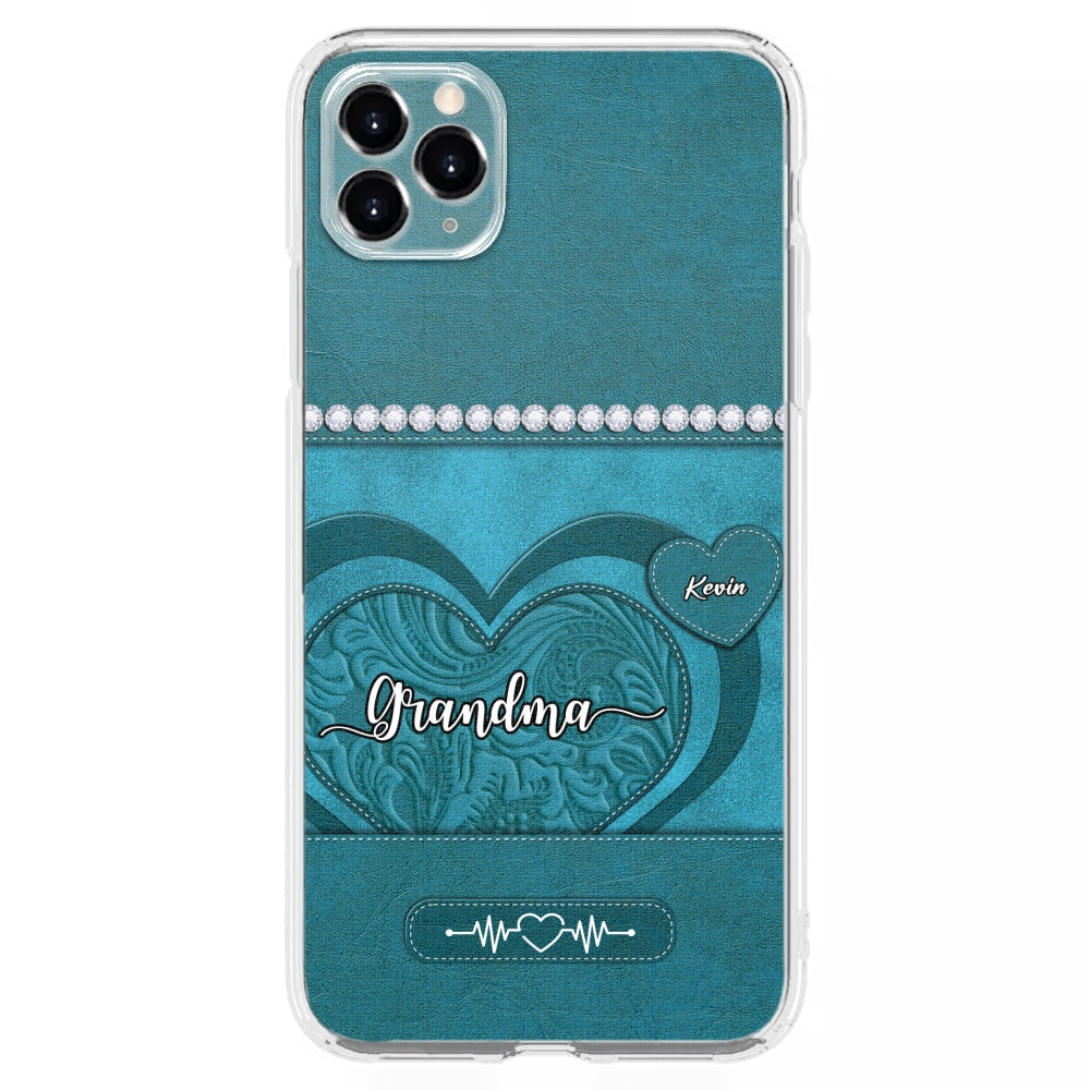 Floral Heart - Personalized Custom Phone Case
