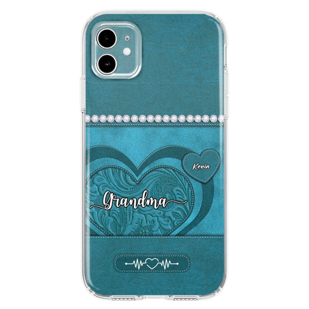 Floral Heart - Personalized Custom Phone Case