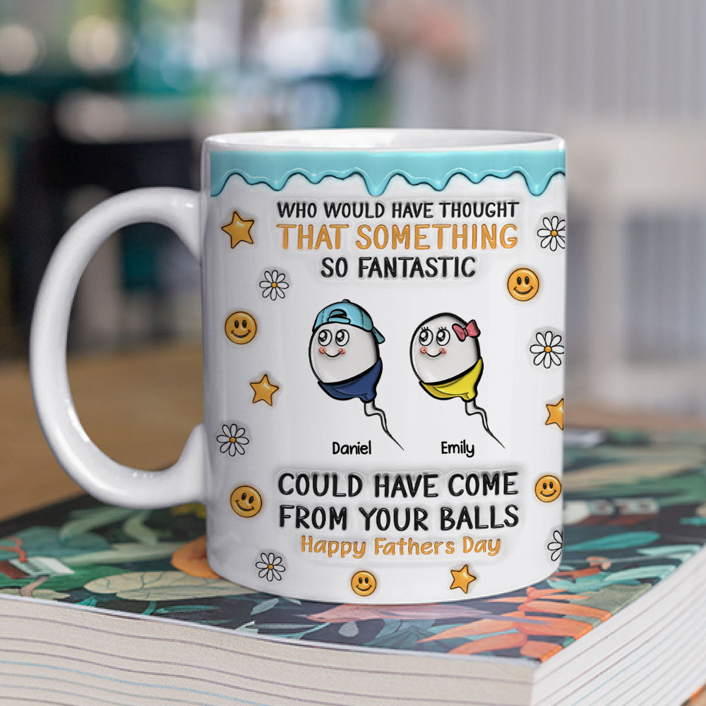 We All Came From There - Personalized Custom 3D Inflated Effect Mug