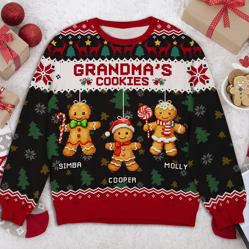 Grandma Cookies - Personalized Custom All-Over-Print Sweatshirt