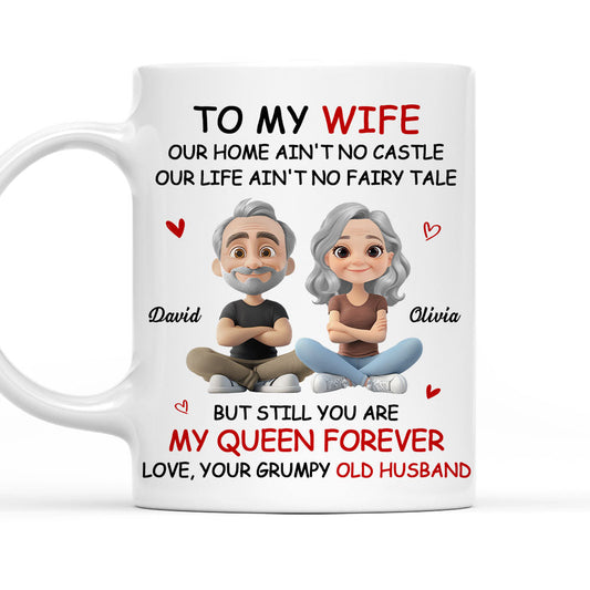 My Queen - Personalized Custom Coffee Mug