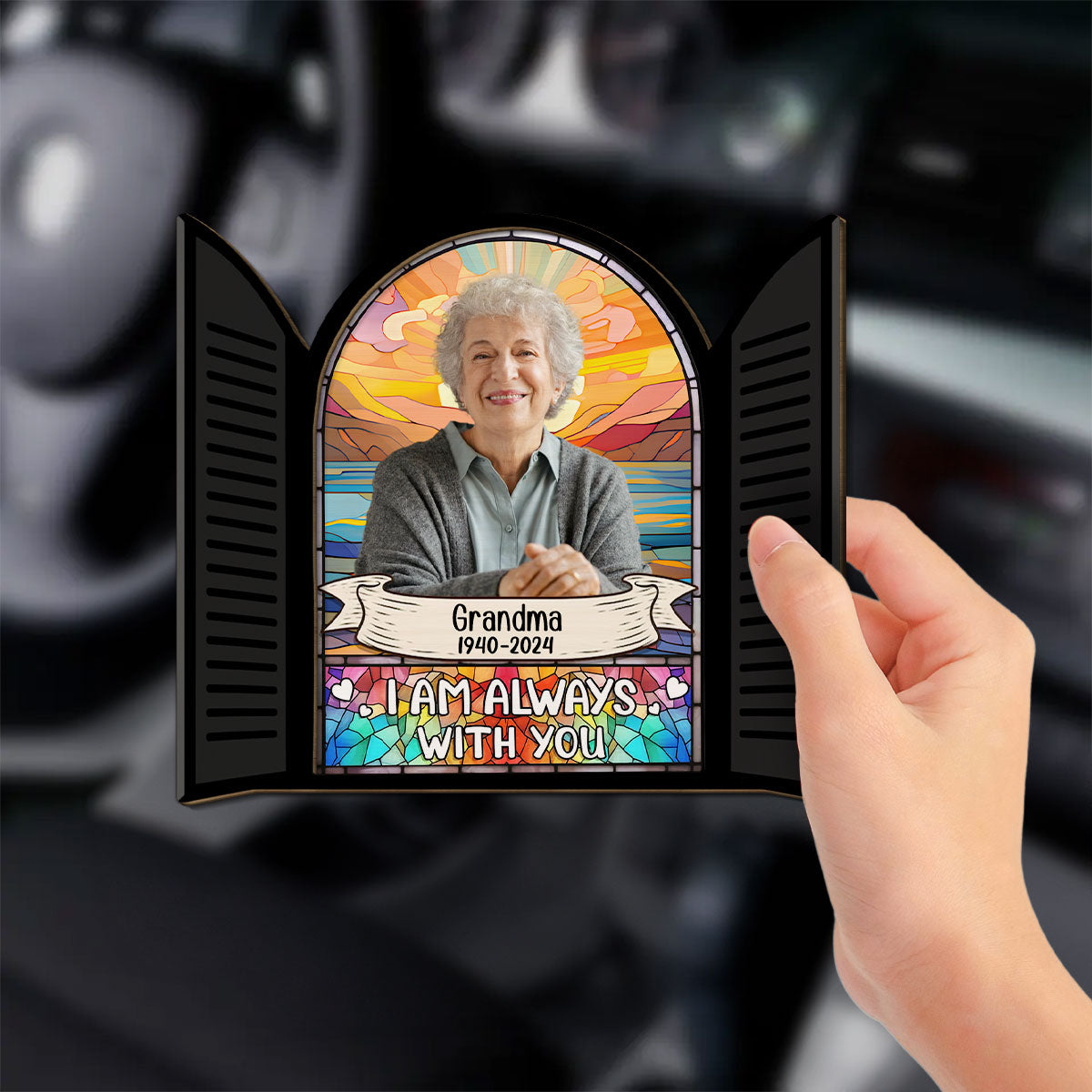 Always Near You - Personalized Custom Car Visor Clip