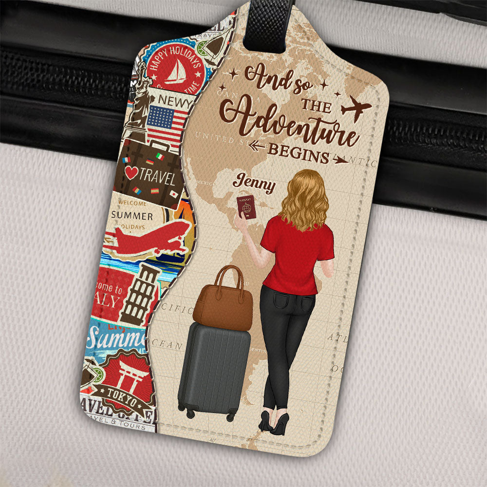 World Explorer - Personalized Custom Luggage Tag