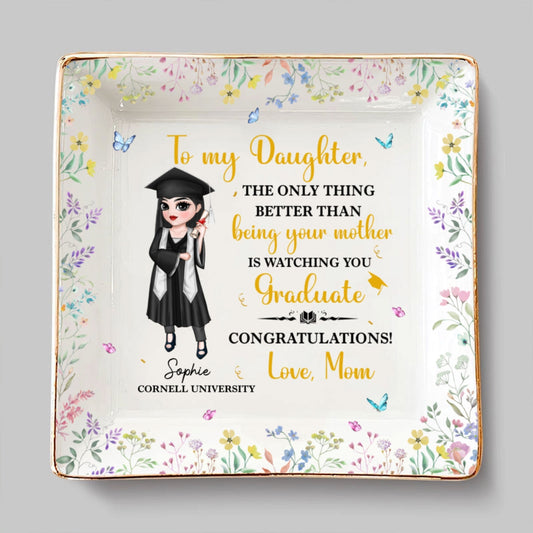 A Sweet Ending To The New Beginning - Personalized Custom Jewelry Dish