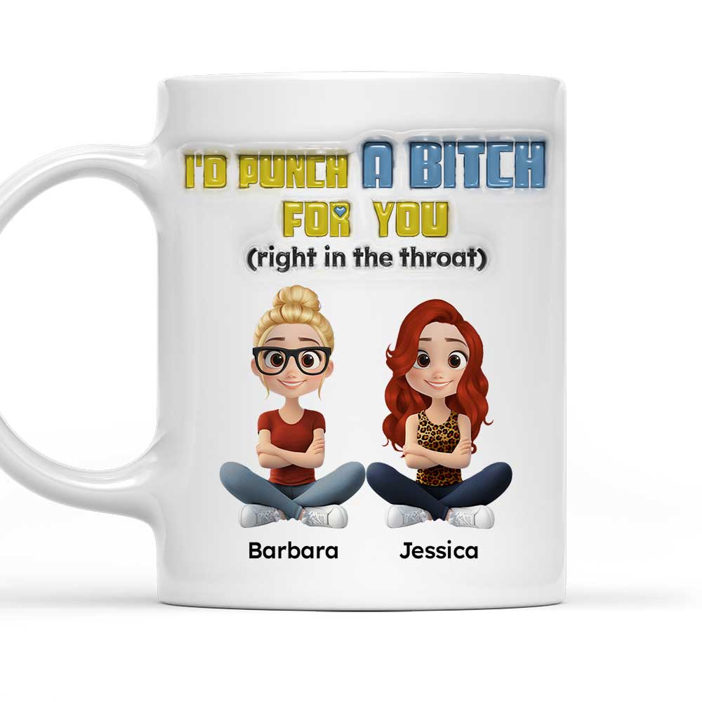 You And Me Has Unbreakable Bond - Personalized Custom 3D Inflated Effect Mug