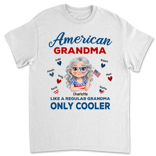 Cooler Grandma - Personalized Custom Shirt