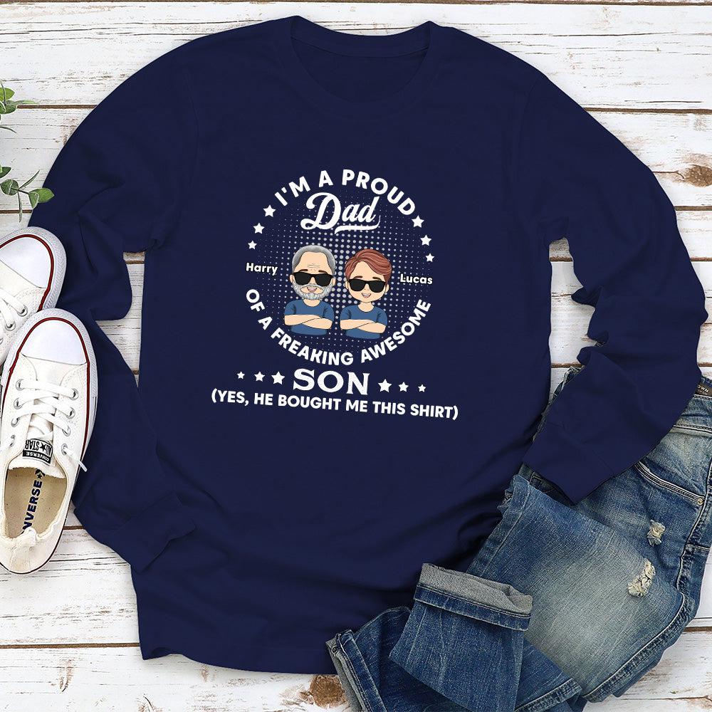 Freaking Awesome - Personalized Custom Long Sleeve T-shirt