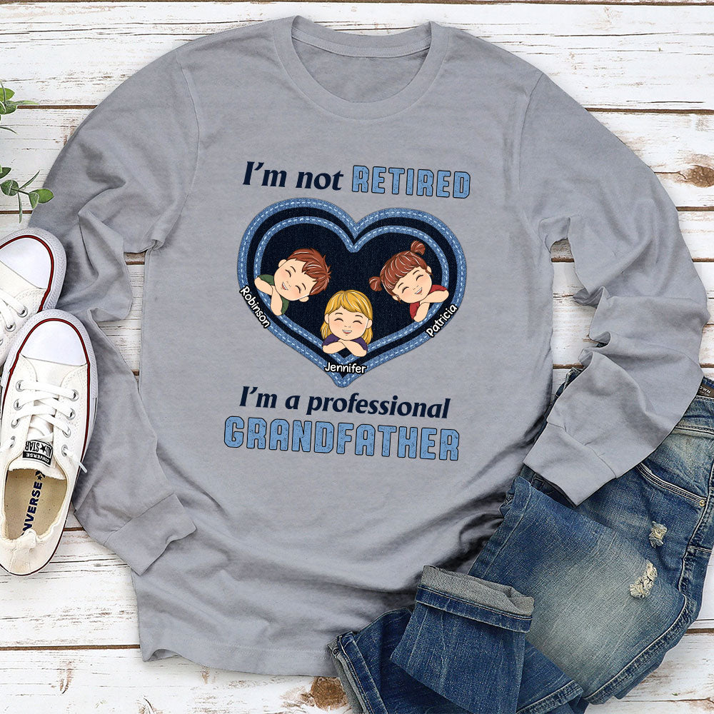I Am A Professional Grandpa - Personalized Custom Shirt