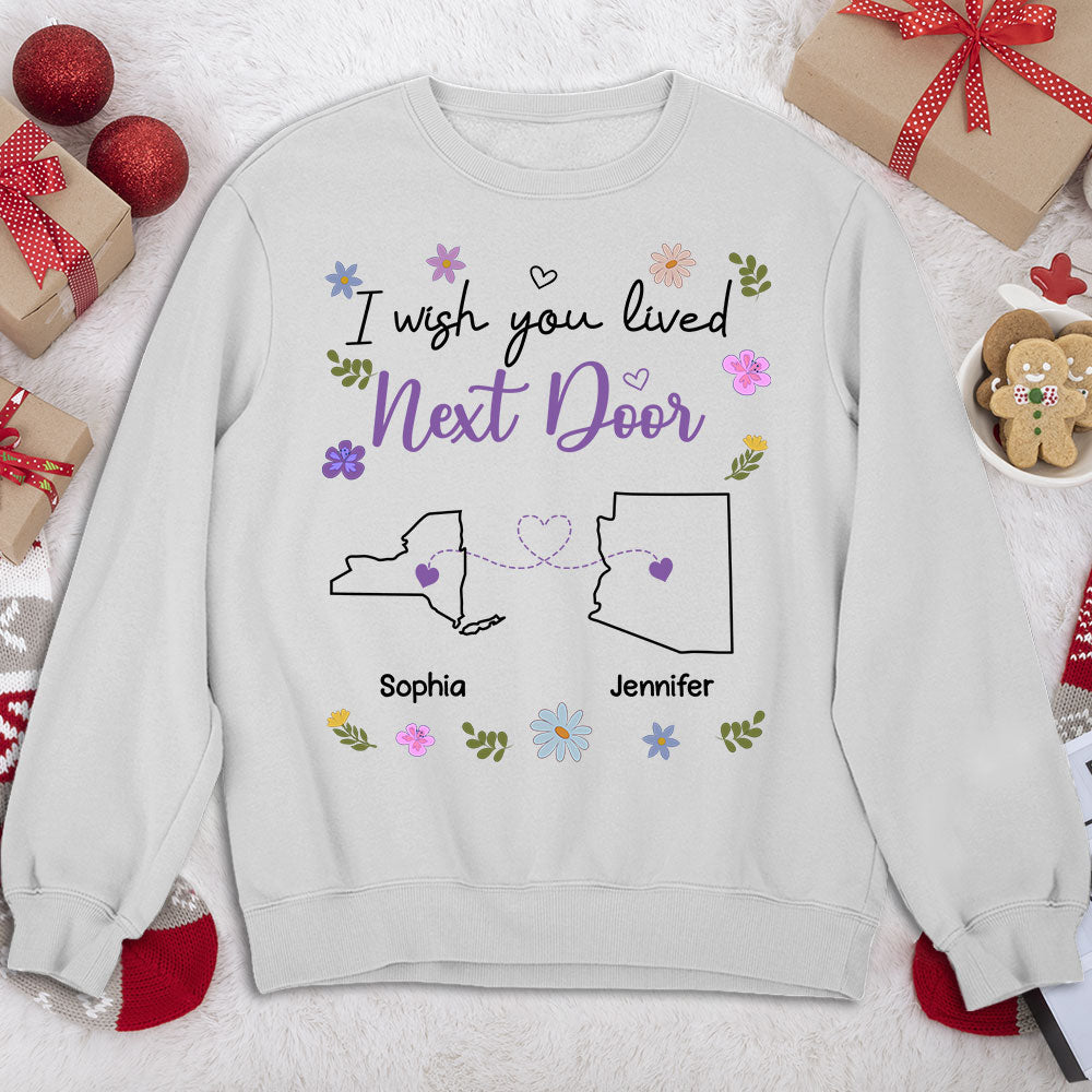 I Wish We Lived Closer - Personalized Custom Shirt