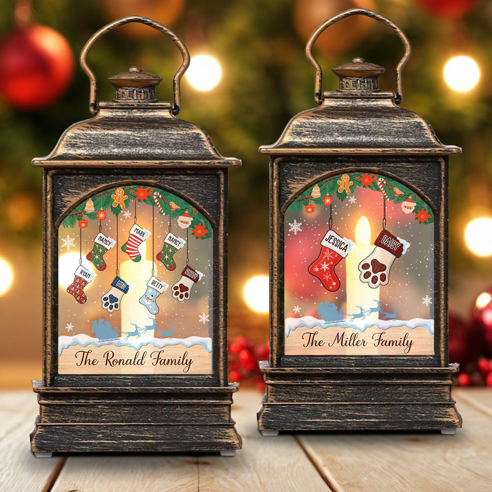 Lovely Stocking - Personalized Custom Christmas Wind Lamp