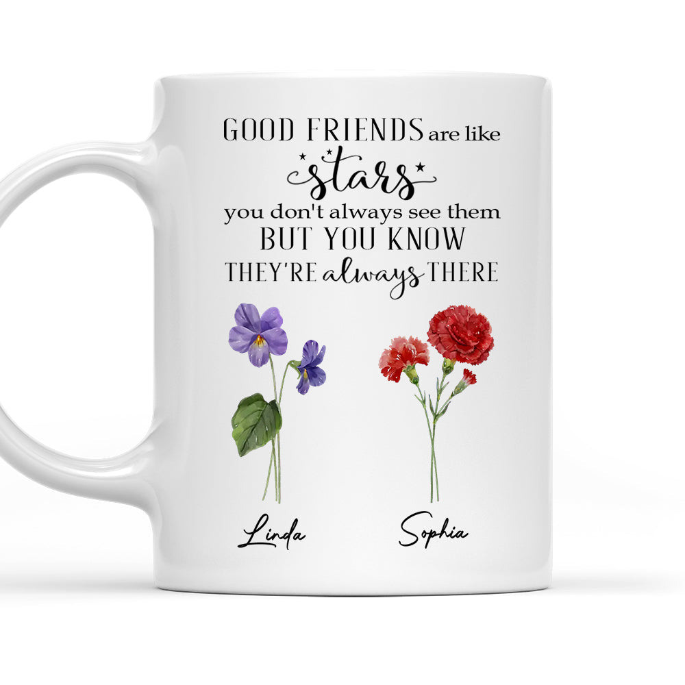 Friends Like Stars - Personalized Custom Coffee Mug