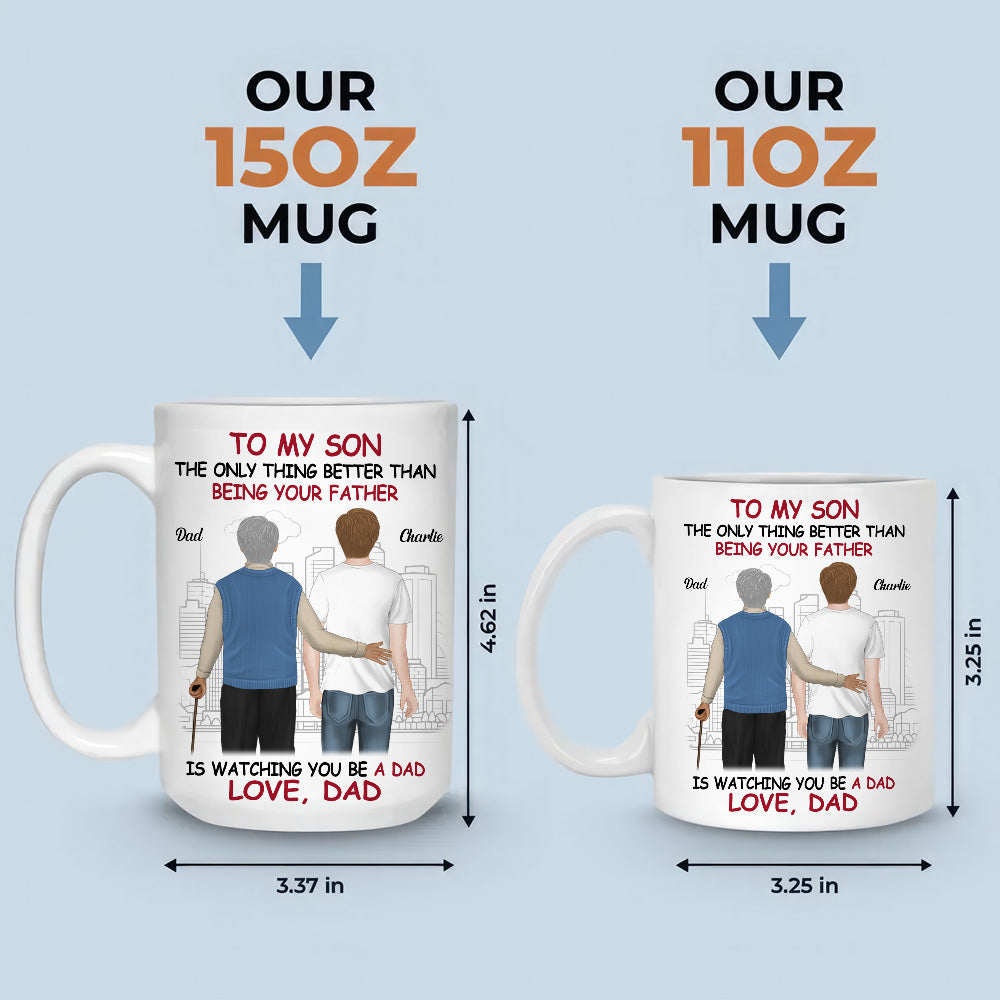 Proud Of You - Personalized Custom Coffee Mug