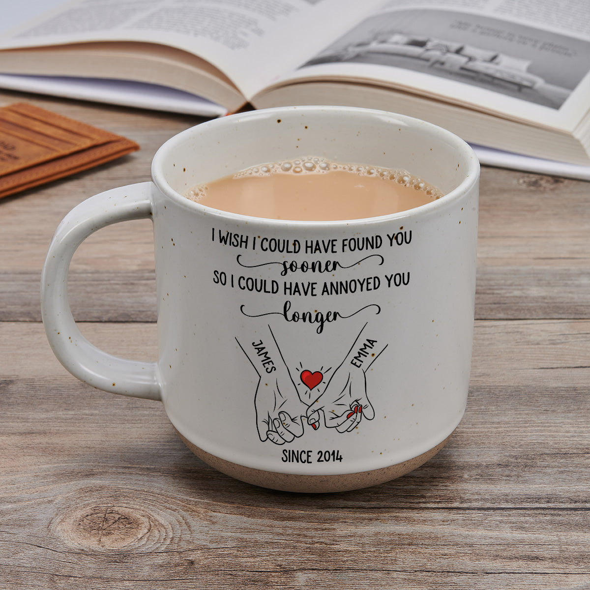 Meet You Sooner - Personalized Custom Pottery Mug
