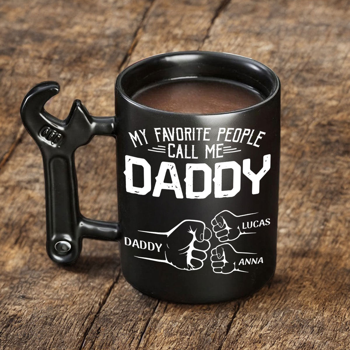 My Favorite People â€?Personalized Custom Wrench Handle Mug