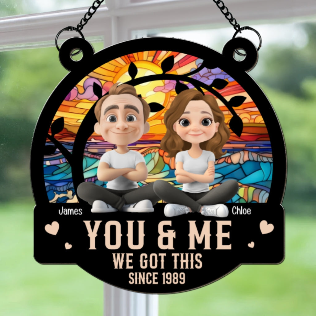 Together Forever - Personalized Custom Suncatcher