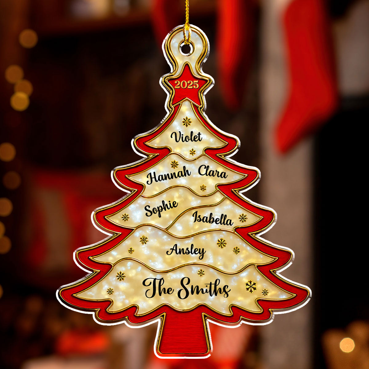 Christmas Tree - Personalized Custom Acrylic Ornament