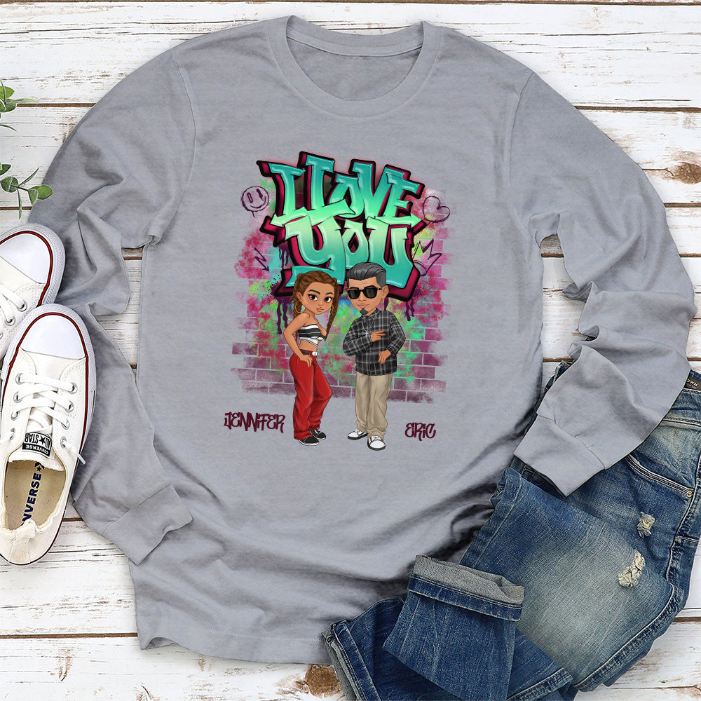 Hip Hop Couple  -  Personalized Custom Shirt
