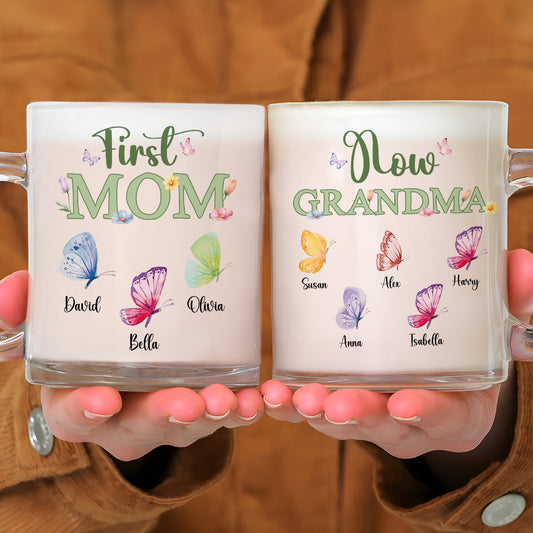 Great Grandma - Personalized Custom Glass Mug
