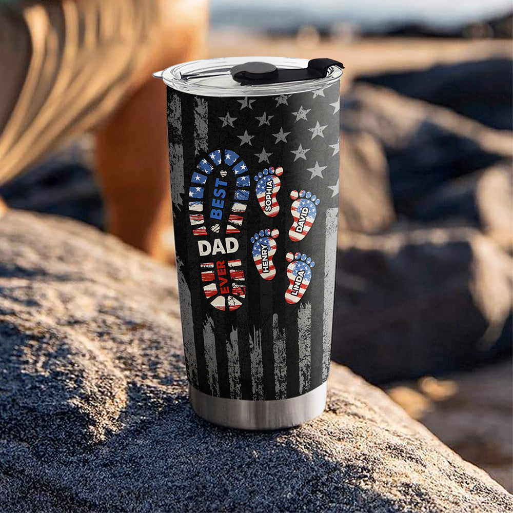 Best Dad Ever - Personalized Custom Tumbler