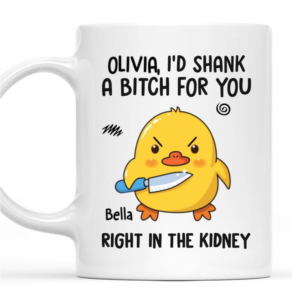 Enjoy Coffee, Share Smiles, Stand by Each Other - Personalized Custom Coffee Mug