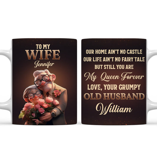 You Are My Queen Forever - Personalized Custom Coffee Mug