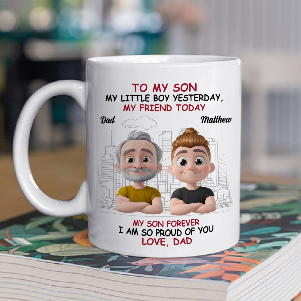 My Little Boy My Pride - Personalized Custom Coffee Mug