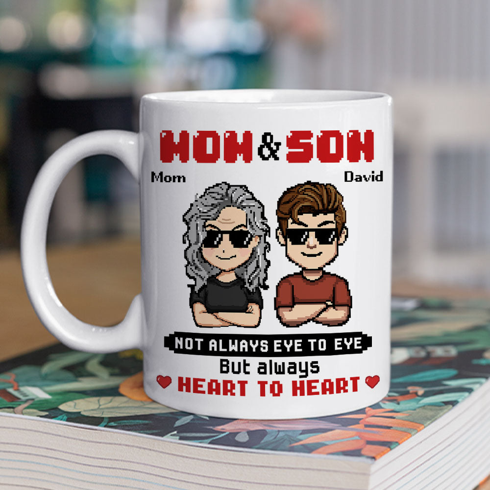 Different Views Same Love - Personalized Custom Coffee Mug