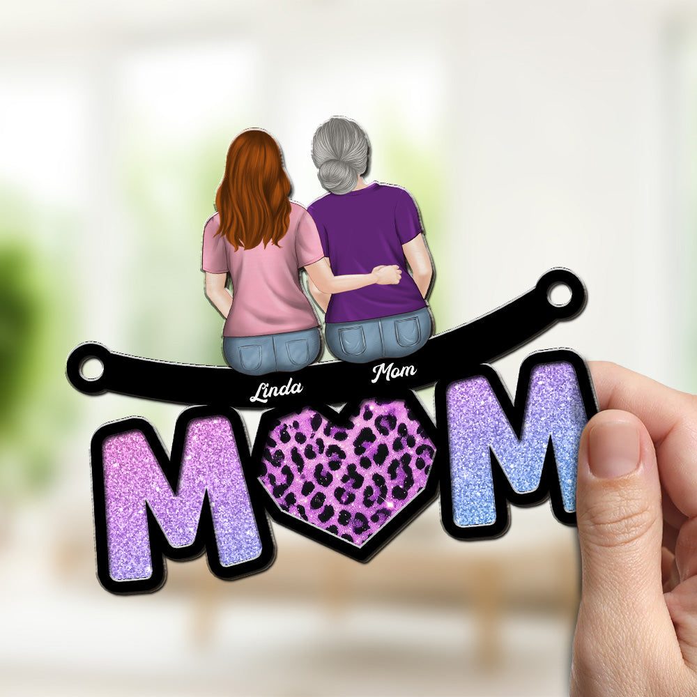We Love You Mommy - Personalized Custom Suncatcher
