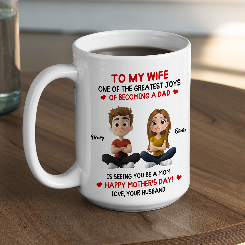Seeing You As A Mom - Personalized Custom Coffee Mug