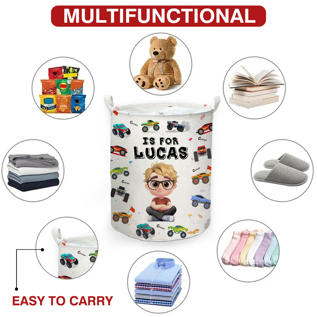 For Me Only - Personalized Custom Laundry Basket